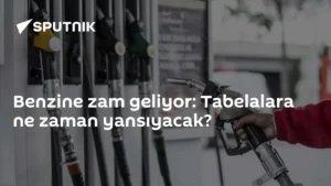 benzinin fiyatı