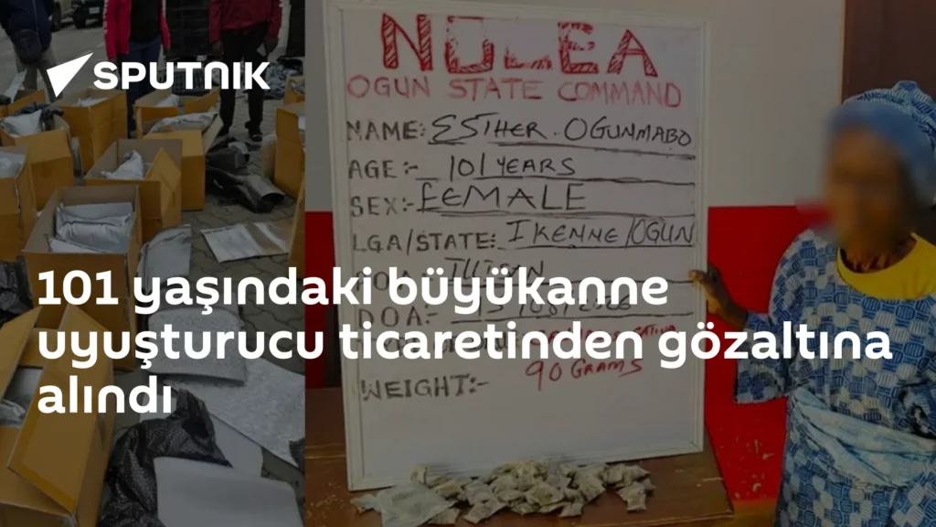 101 yaşındaki büyükanne uyuşturucu ticaretinden gözaltına alındı