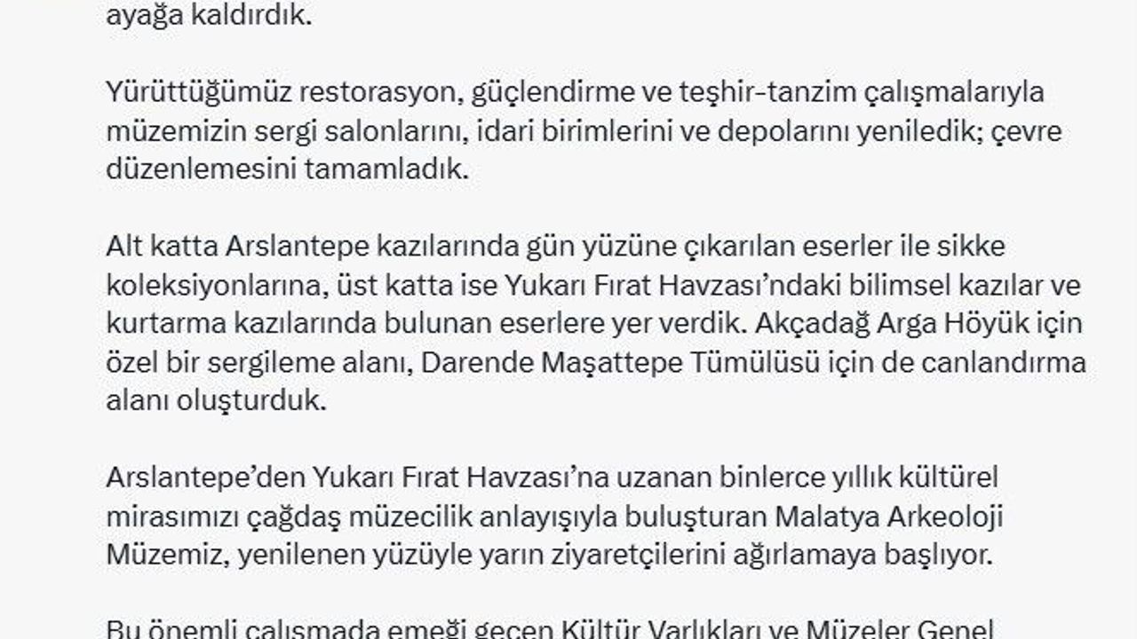 Malatya Arkeoloji