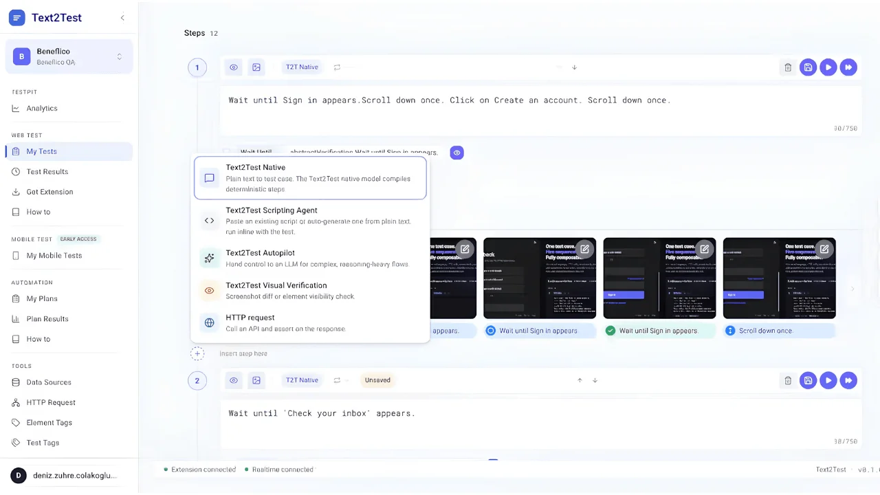 yazılım test platformu