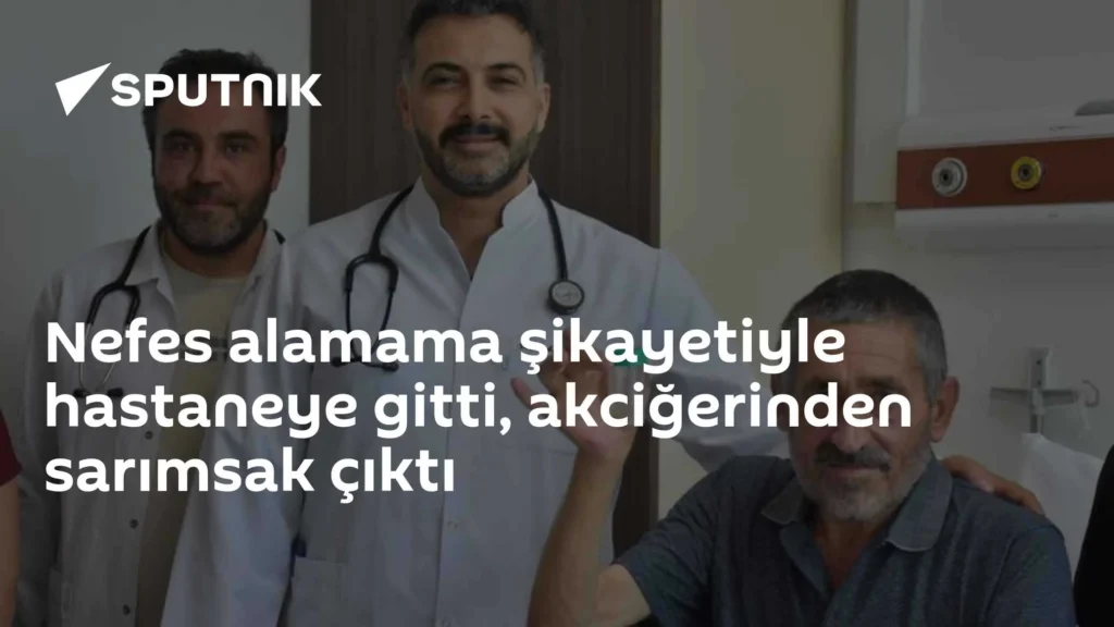 Nefes alamama şikayetiyle hastaneye gitti, akciğerinden sarımsak çıktı